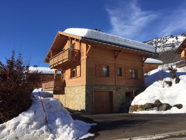 Parking devant le chalet